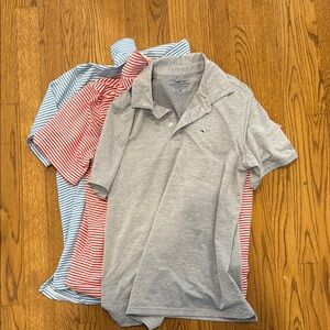 Vineyard Vines Gray Polo Shirt Trio